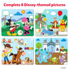 Disney-themed foam picture puzzles featuring Mickey Mouse, Winnie the Pooh, Toy Story, and Monsters Inc for ages 3-7
