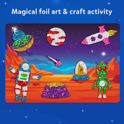 Foil Fun: Up in space | No Mess Art Kit (ages 4-9)