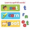 Educational spelling game with magnetic letters for ages 4-7 in Ready To Spell Learning Activities
