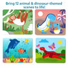 Dot it! - Animals & Dinosaurs Combo | No mess sticker art (ages 3-7)