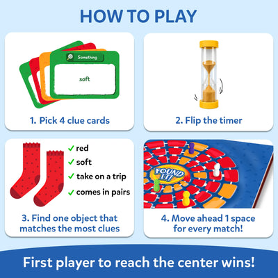 Found It! Board Game | Smart Scavenger Hunt (ages 6+)