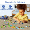 The Animal Alphabet |  Fun & Educational 52 Piece Jigsaw Puzzle (ages 3-6)