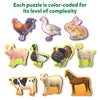 Step By Step Puzzle: Farm Animals (ages 3+)