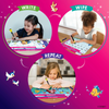 Reusable educational writing and drawing mat for children featuring Disney Princesses