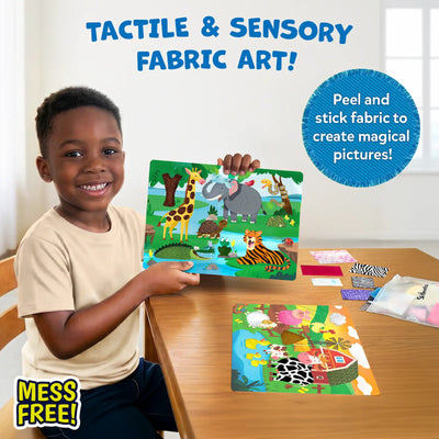Fab Tabs: Amazing Animals | Tactile & Sensory Fabric Art (ages 4+)