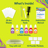Marbling Magic Paint Kit with tools, paints, paper, and tray for water marbling art