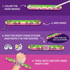 Instructions for decorating and wearing a Snap Bandz Unicorns & Princesses DIY craft activity