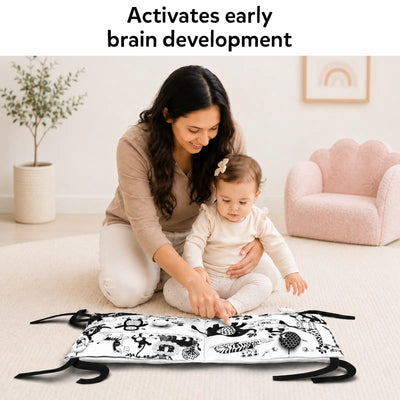 High Contrast Sensory Cloth Mat (0-18 months)