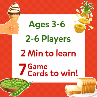 Guess in 10 Junior: Food We Eat! | Trivia Card Game (ages 3-6)