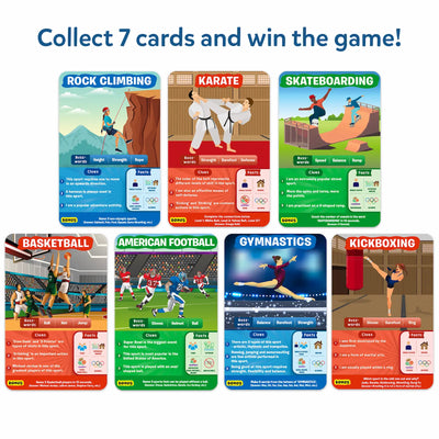 Guess in 10: World Of Sports | Trivia Card Game (ages 6+)