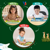 Three-stage educational toy for children from Search & Find Animals Reusable Activity Mats