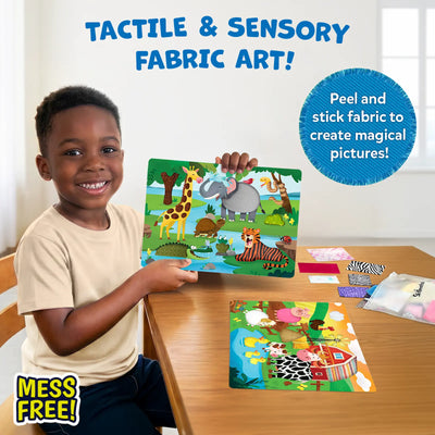 Fab Tabs: Amazing Animals | Tactile & Sensory Fabric Art (ages 4+)