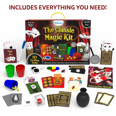 The Classic Magic Kit: Perform 50 Classic Magic Tricks & Illusions (ages 10+)