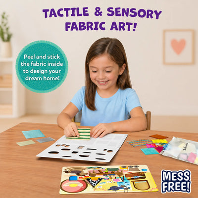 Fab Tabs: Design Your Dream Home | Tactile & Sensory Fabric Art (ages 4+)