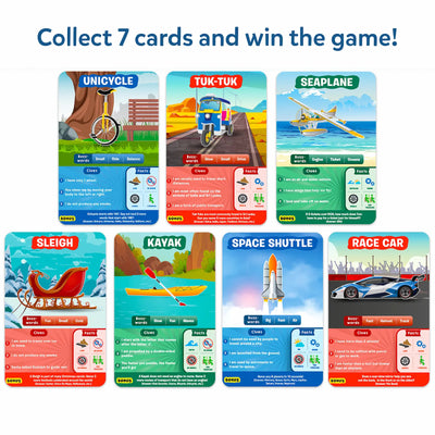 Guess in 10: Things That Go! | Trivia Card Game (ages 6+)