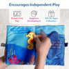Peek-A-Boo: Under The Sea | Interactive Cloth Book (Ages 6+ months)