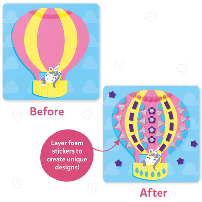 Fun with Foam: Unicorn & Princesses | 3D Sticker Activity (ages 3-7)