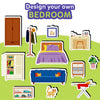 Interactive bedroom furniture and decor elements for kids ages 3-7 in Magnetopia set