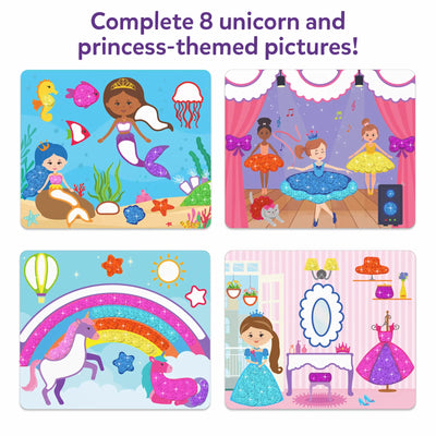 Dot it! Sparkle Edition - Unicorns & Princesses | No mess sticker art (ages 3-7)