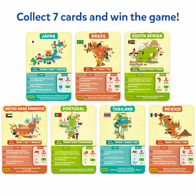 Guess in 10: Countries Of The World | Trivia Card Game (ages 8+)