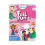 Skillmatics Foil Fun art and craft set with colorful foil sheets foam stickers and canvases