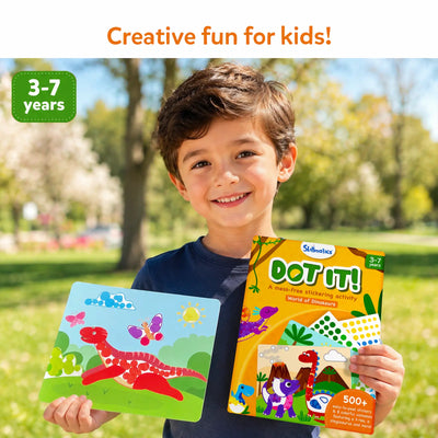 Dot it! - World of Dinosaurs | No mess sticker art (ages 3-7)
