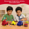 Sandeezy: Cars, Trucks, & More! | Sensory Toy & Pretend Play Set | Gifts for Ages 3-7