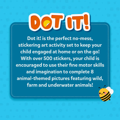 Dot it! - Wild, Farm & Underwater Animals | No mess sticker art (ages 3-7)
