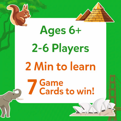 Guess in 10 Combo: Animal Planet + Countries of the World (ages 6+)