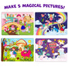 Stick on Fabric Art: Unicorns & Princesses | Tactile & Sensory Fabric Art (ages 4+)