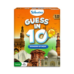 Guess in 10: Wonders of India | Trivia card game (ages 8+)