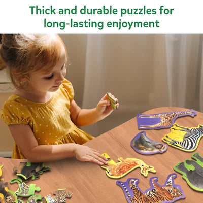 Step By Step Puzzle: Wild Animals (ages 3+)