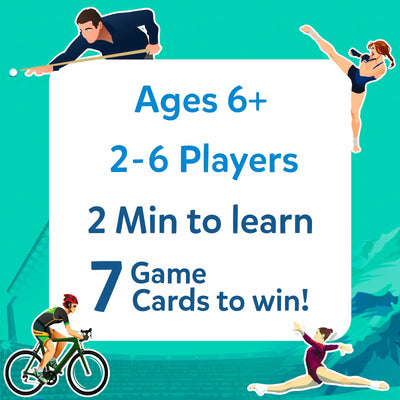Guess in 10: World Of Sports | Trivia Card Game (ages 6+)