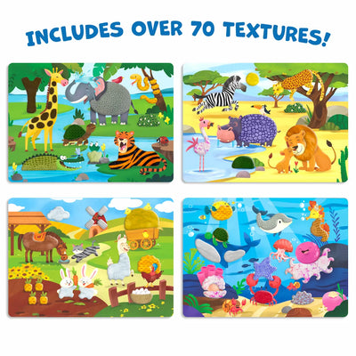 Fab Tabs: Amazing Animals | Tactile & Sensory Fabric Art (ages 4+)