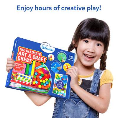 Ultimate Art & Craft Activity Chest | DIY Activity Set (ages 6-13)