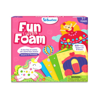 Fun with Foam: Unicorn & Princesses | 3D Sticker Activity (ages 3-7)