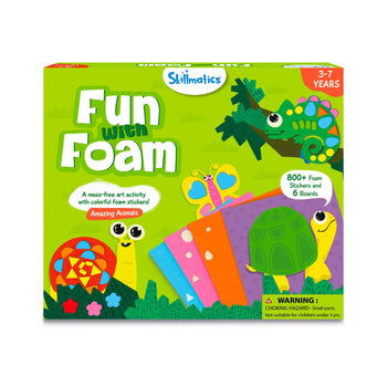 Fun with Foam: Amazing Animals | 3D Sticker Activity (ages 3-7)