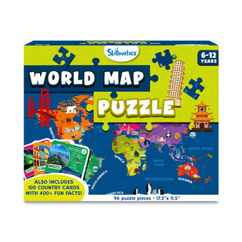 World Map Puzzle | Floor Puzzle & Game (ages 6-12)