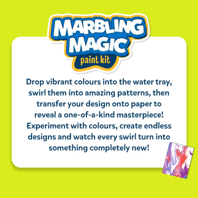 Marbling Magic Paint Kit | Water Marbling Kit (ages 6-12)