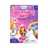 Skillmatics inflatable art kit packaging with unicorn and princess design on a white background