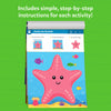 Children’s activity book with Sandy the Starfish craft exercise from Snip Snip Amazing Animals kit