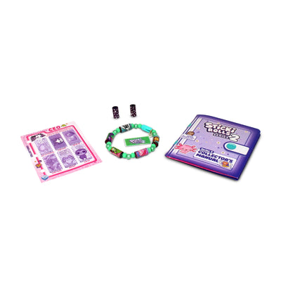Lilac, Green, Teal, Red, Blue, Pink