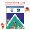 Holiday-themed activity book for children from Snip Snip Holiday Magic Art & Craft Kit