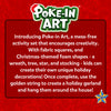 Christmas-themed craft kit for kids to create holiday decorations with no mess