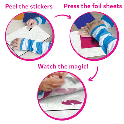 Foil Fun: Card Making Set | No Mess Art Kit (ages 4-9)