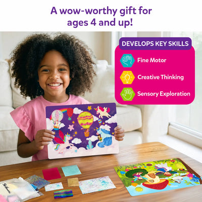 Fab Tabs: Unicorns & Princesses | Tactile & Sensory Fabric Art (ages 4+)