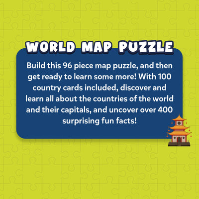 World Map Puzzle | Floor Puzzle & Game (ages 6-12)
