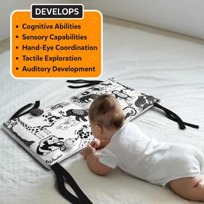 High Contrast Sensory Cloth Mat (0-18 months)