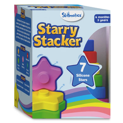 Starry Stacker | Silicone Stacking Toy (Ages 6 months - 3 years)