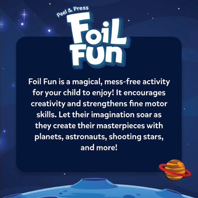 Foil Fun: Up in space | No Mess Art Kit (ages 4-9)